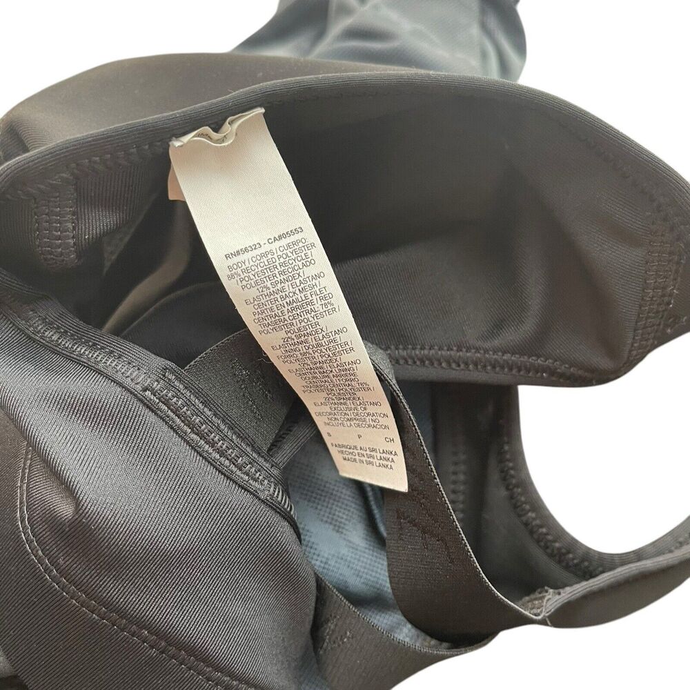 Nike Small Victory Compression Sports Bra Black Logo Straps Medium Impact - Picture 3 of 9